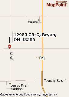 Williams County Ohio Road Map